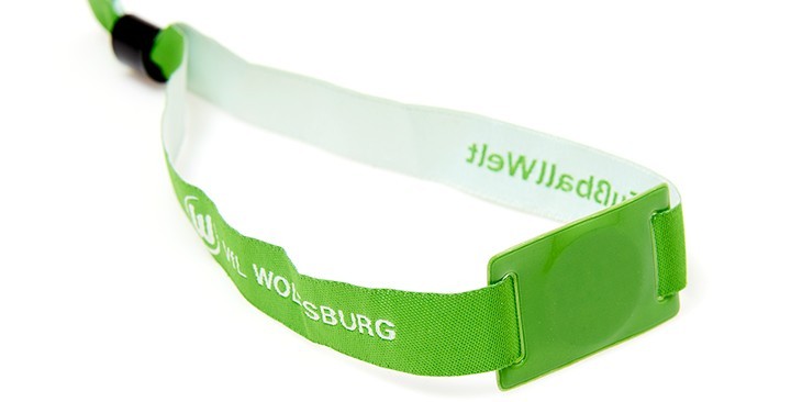 Festivalbändchen mit weichem RFID-Tag