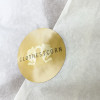 Einzigartige goldene Sticker mit Ihrem eigenen Design