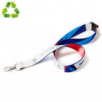 Nachhaltige Lanyards aus recyceltem Material