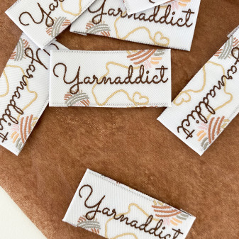Textiletiketten in eigenem Design