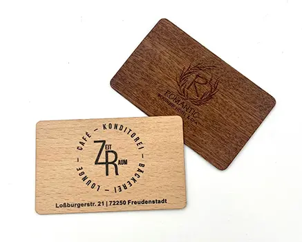Holz-ID-Karten